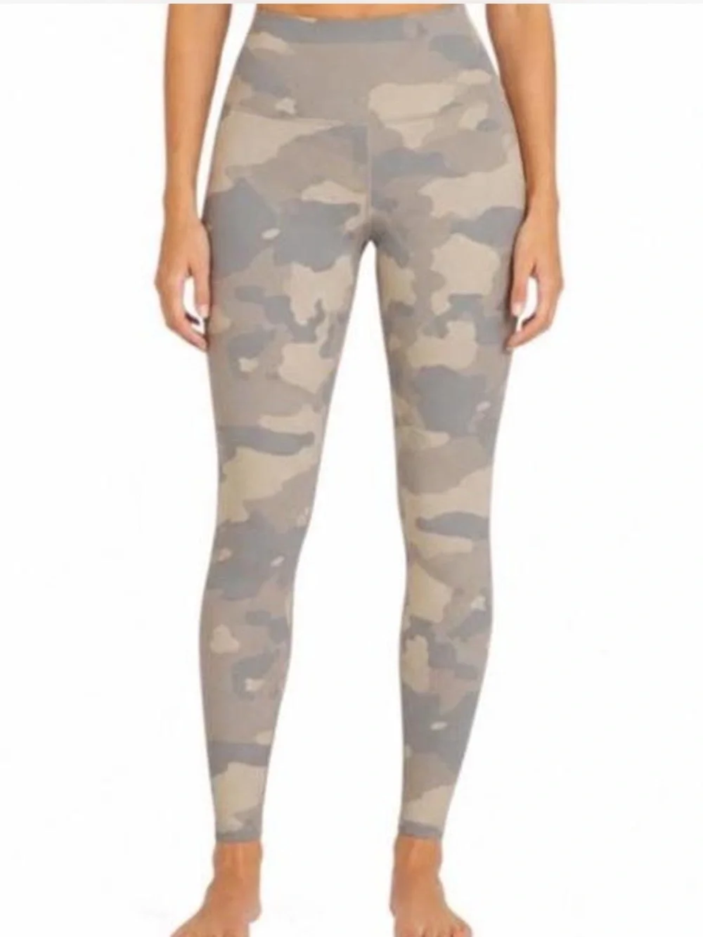 ALO Yoga Neutral Camo High-Rise Leggings - Taupe & Gray